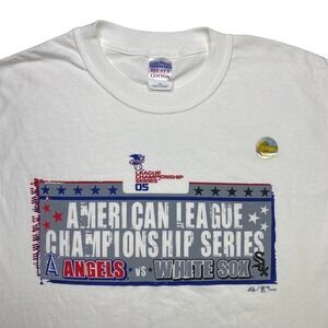 Vintage 2000s LA Anaheim Angels x Chicago White Sox baseball shirt